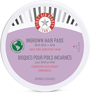 First Aid Beauty KP Bump Eraser Body Scrub with 10% AHA, Keratosis Pilaris Skin Exfoliator with Glycolic and Lactic acids, Helps Reduce Chicken Bumps, Safe for Sensitive Skin, 8 oz